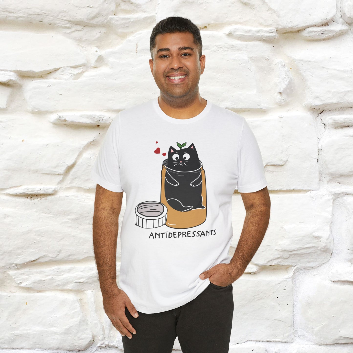 "Antidepressants" Funny Cat T-Shirt for Men & Women | 100% Cotton* 🐾