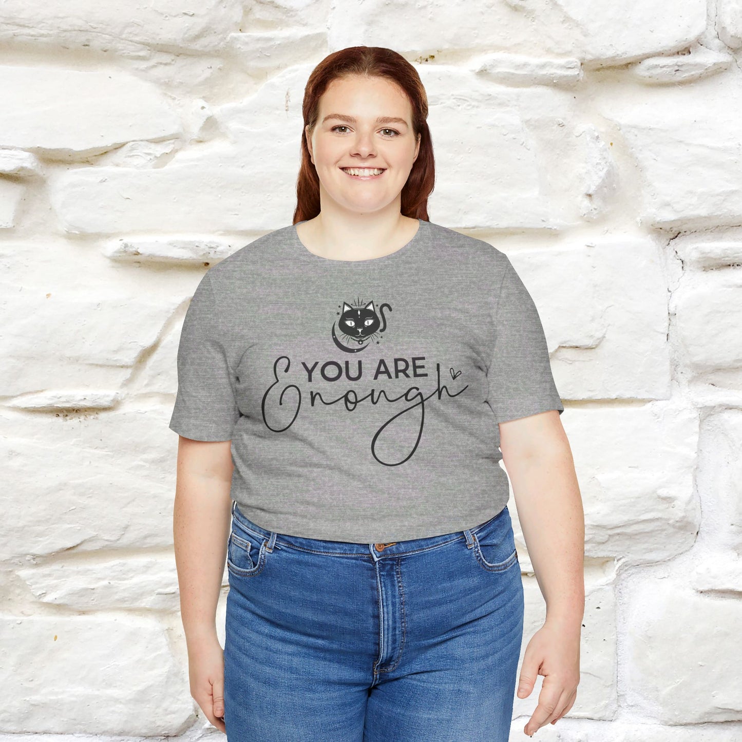 ''You Are Enough'' T-shirt for Women 100% Cotton* - Nunu&Miao Studio