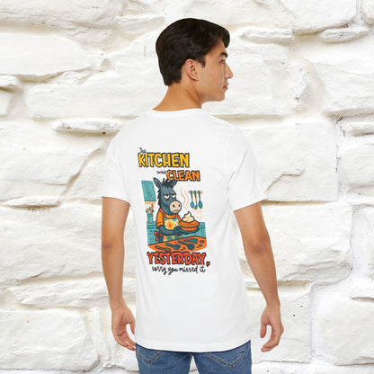 "The Kitchen Was Clean... " |Funny T-Shirt | Nunu&Miao Studio