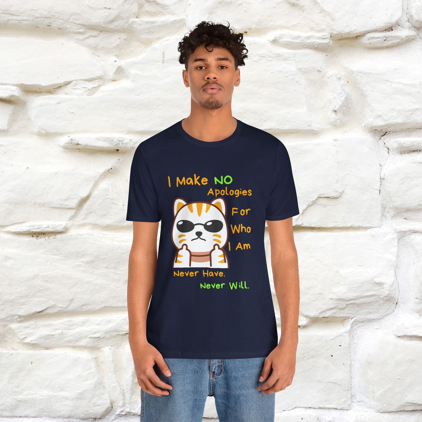 "I Make No Apologies... " |Cat T-Shirt | Nunu&Miao Studio