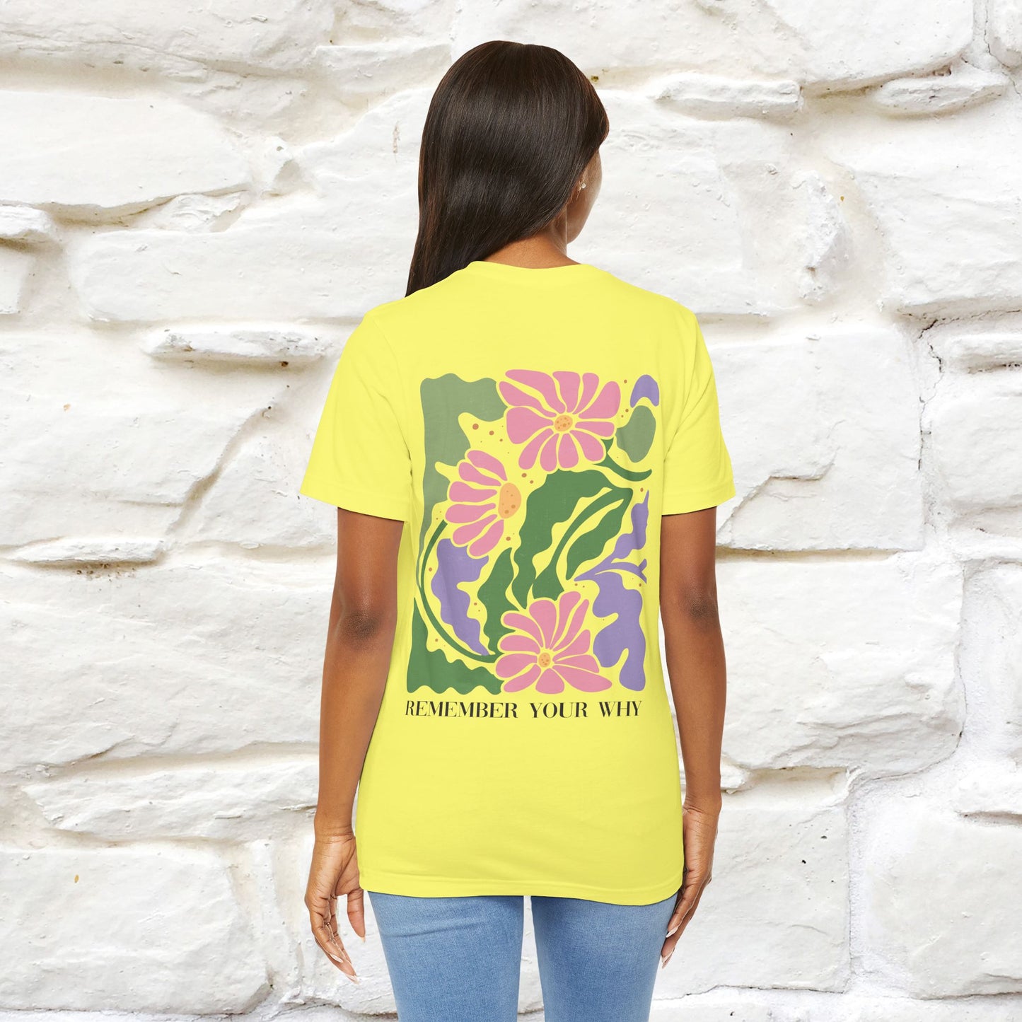 "Remember Your Why'' Cat T-Shirt Front and Back Design | Nunu&Miao Studio