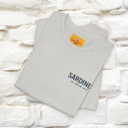 "Sardines In Olive Oil" Cute T-shirt | Front & Back Design|Nunu&Miao Studio