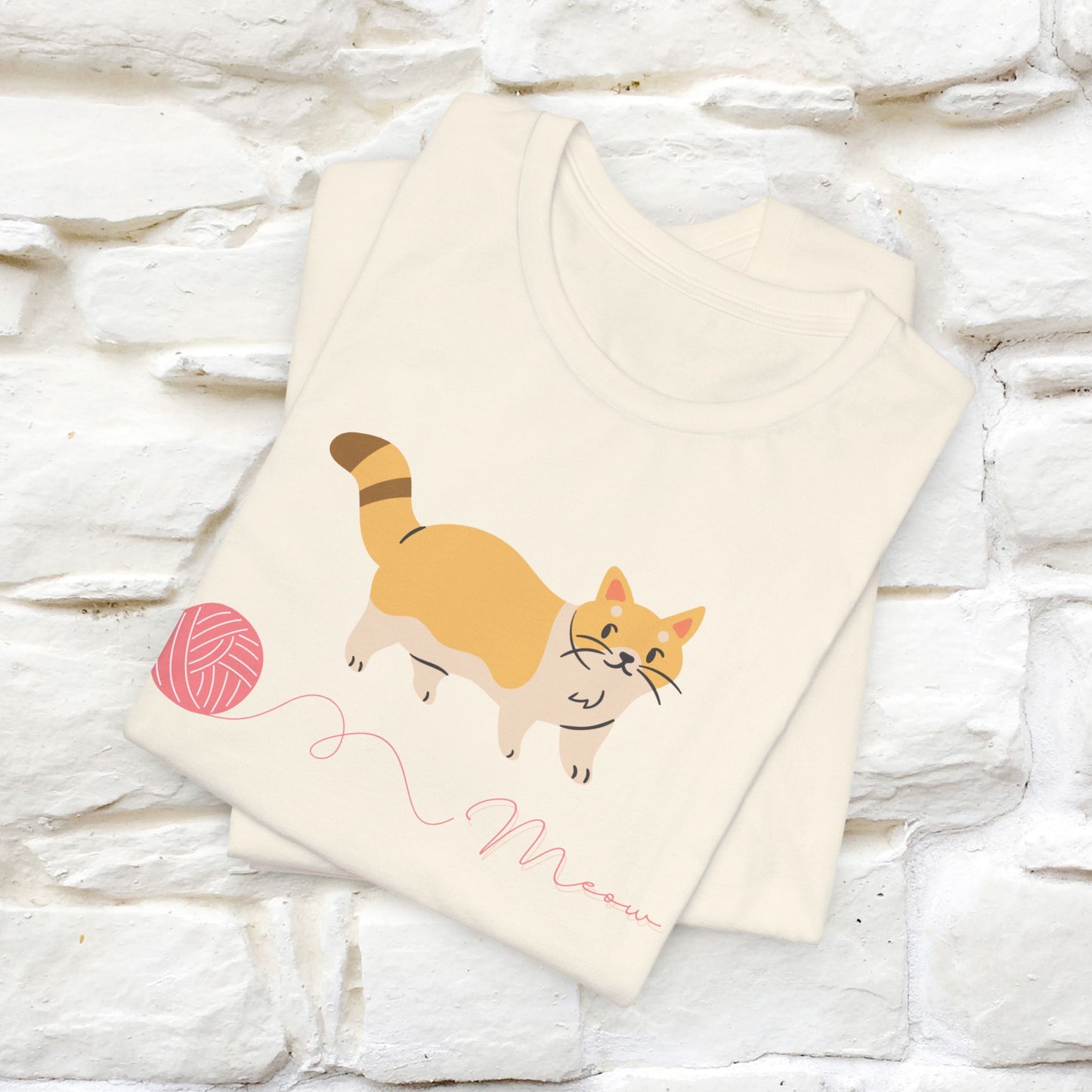 ''Meow''  Cat T-shirt for Men and Women  100% Cotton*