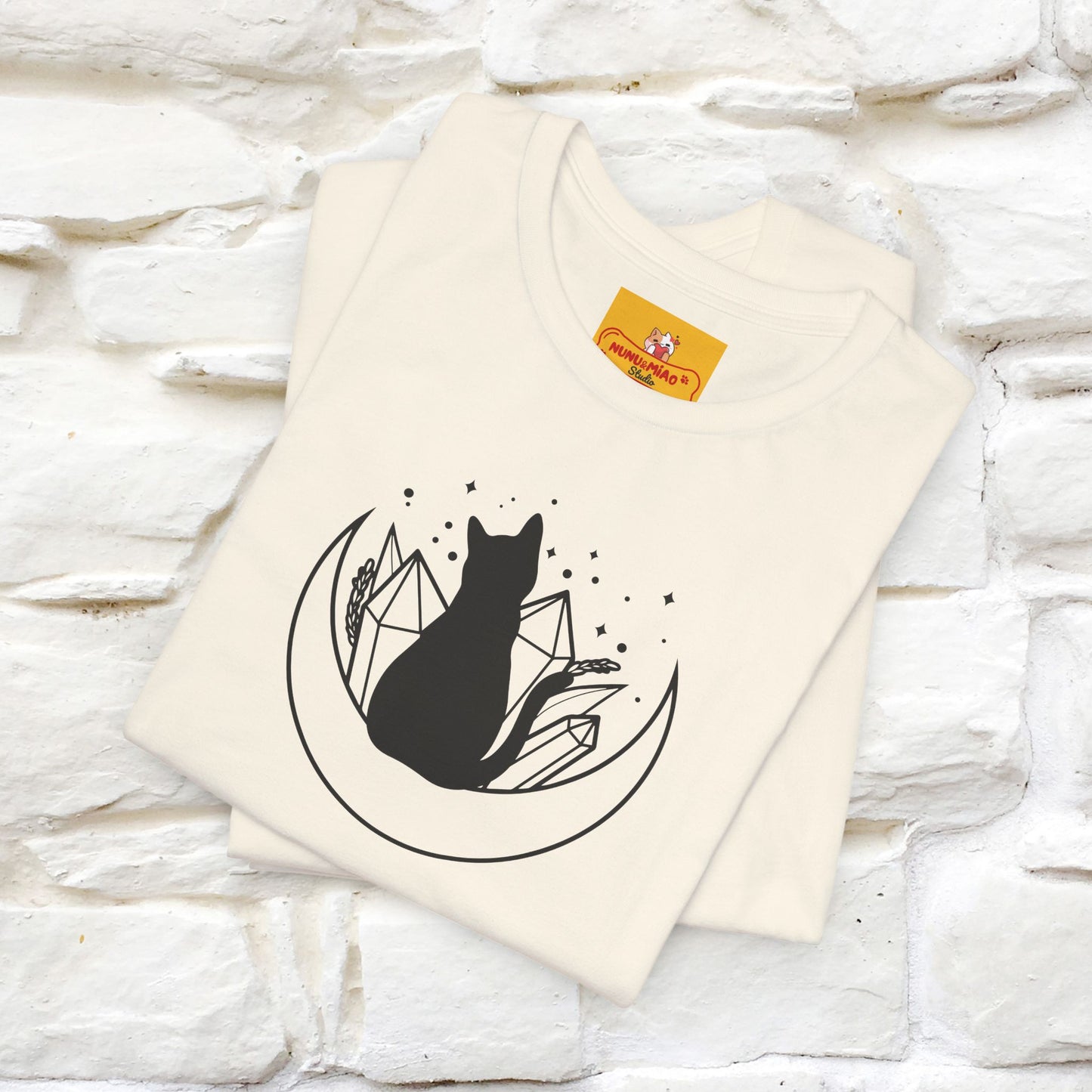 ''The Cristal'' Cat T-Shirt Front and Back Design | Nunu&Miao Studio