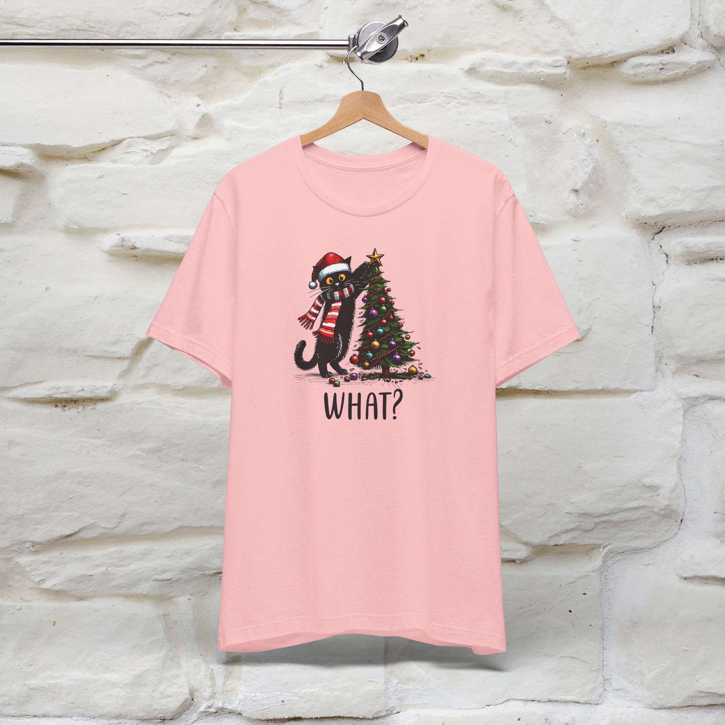 What? Cattitude Cat Christmas Shirt for Men & Women | 100% Cotton*