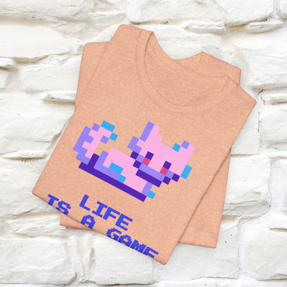 "Life Is A Game, I Am Just Here Fo The Cheat Code" Funny Cat T-Shirt for Men & Women | 100% Cotton*