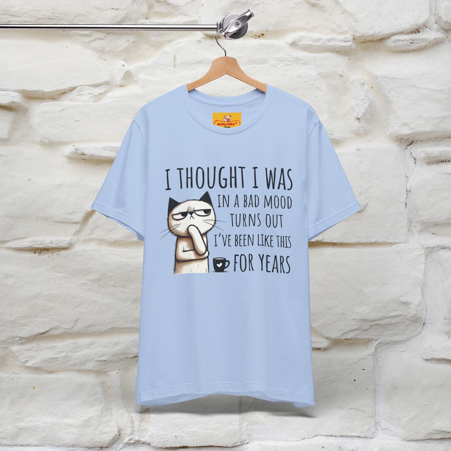 "I Thought I was In A Bad Mood.. " Cat  T-shirt |Nunu&Miao Studio
