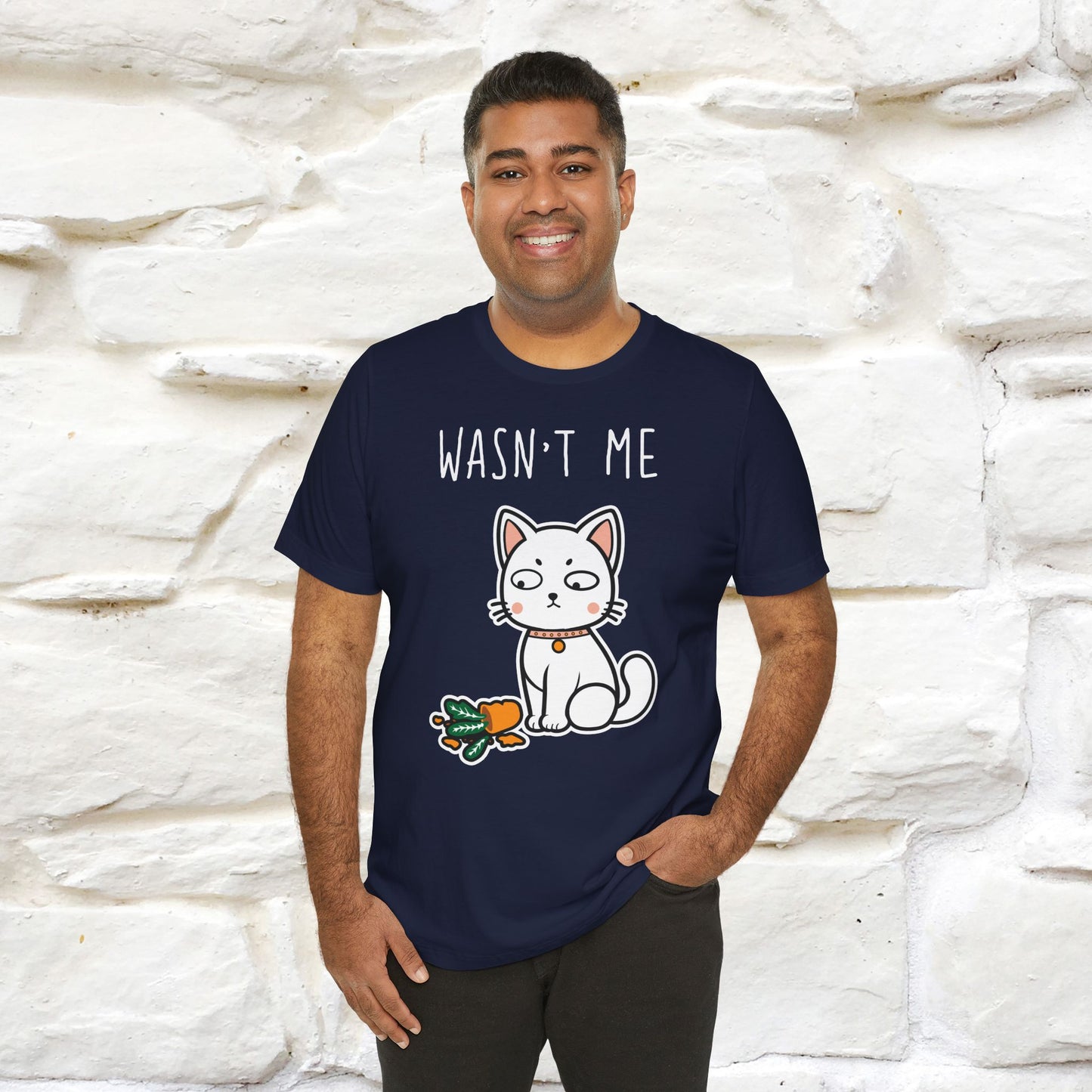 "Wasn't Me" Cat T-shirt for Men & Women | 100% Cotton 🐾