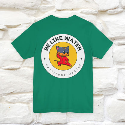 "Be Like Water: Cattitude Master | Cat T-Shirt |Nunu&Miao Studio