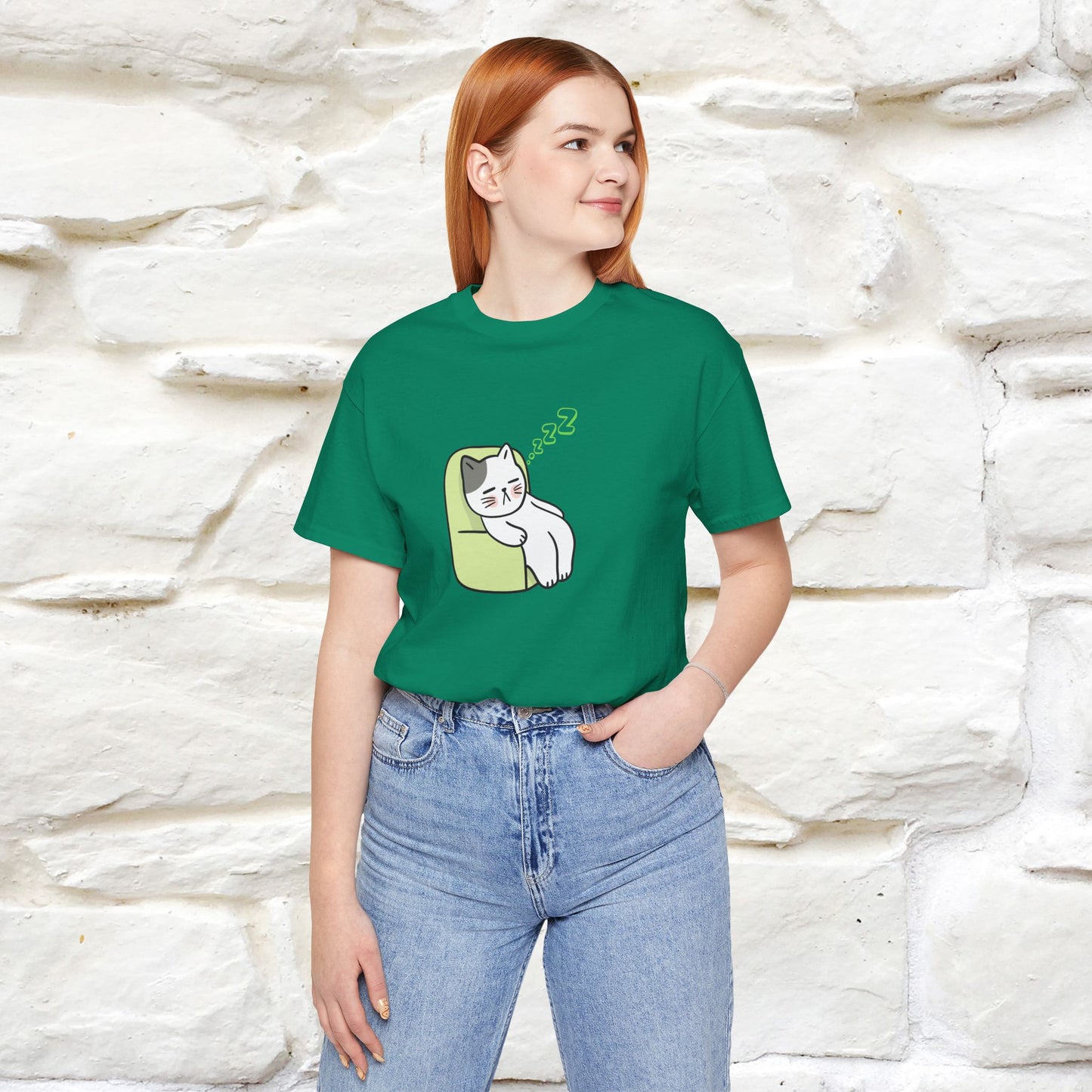 "Keep going… the couch isn’t going to nap on itself." Cat T-Shirt| Front & Back Design | Nunu&Miao Studio
