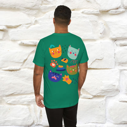 ''The Power Of Meow'' Cat T-Shirt Front and Back Design | Nunu&Miao Studio