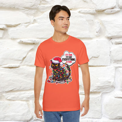“Everything Is Fine..” | Cat T-Shirt | Nunu&Miao Studio