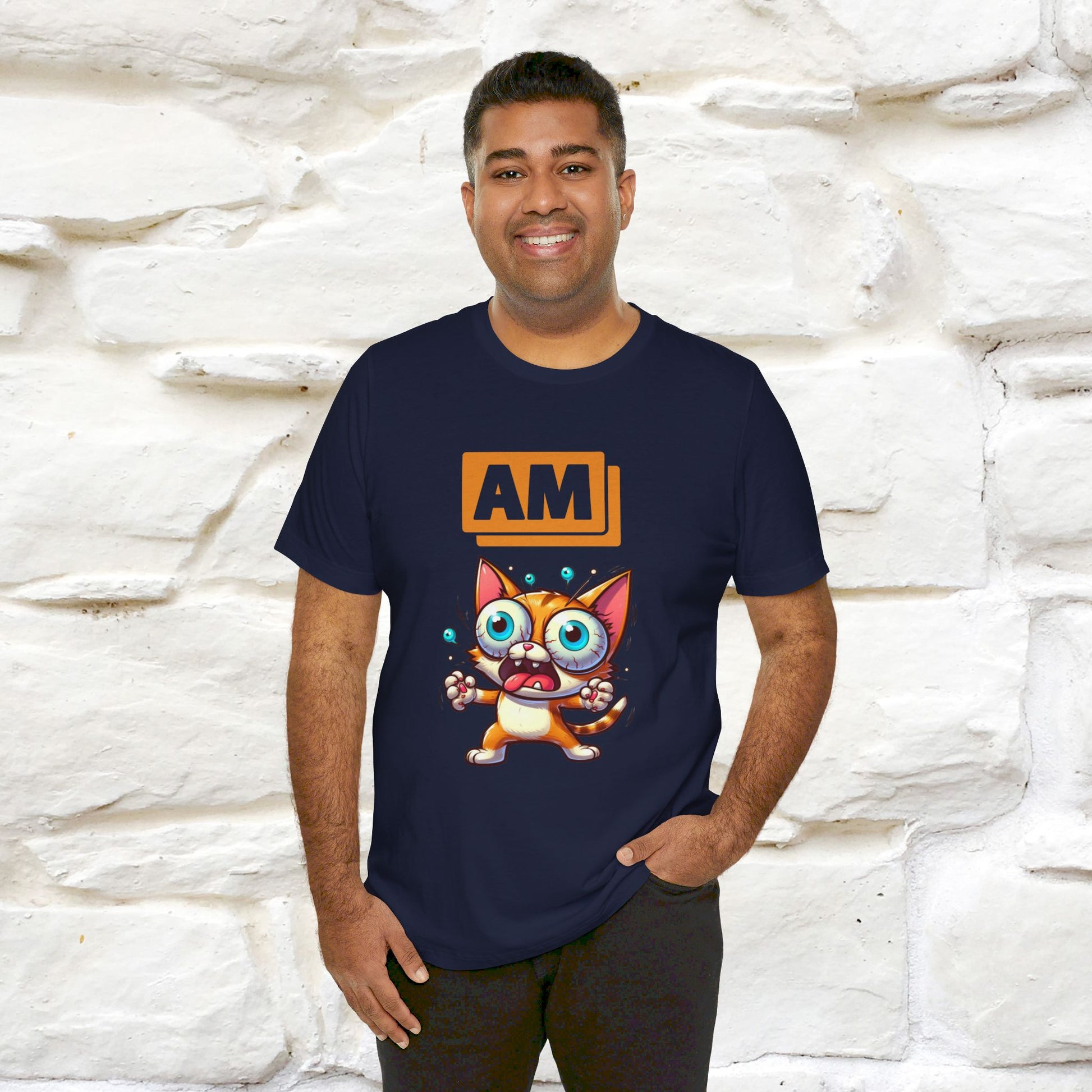 ''I' Am'' T-shirt for Man 100% Cotton* - Nunu&Miao Studio