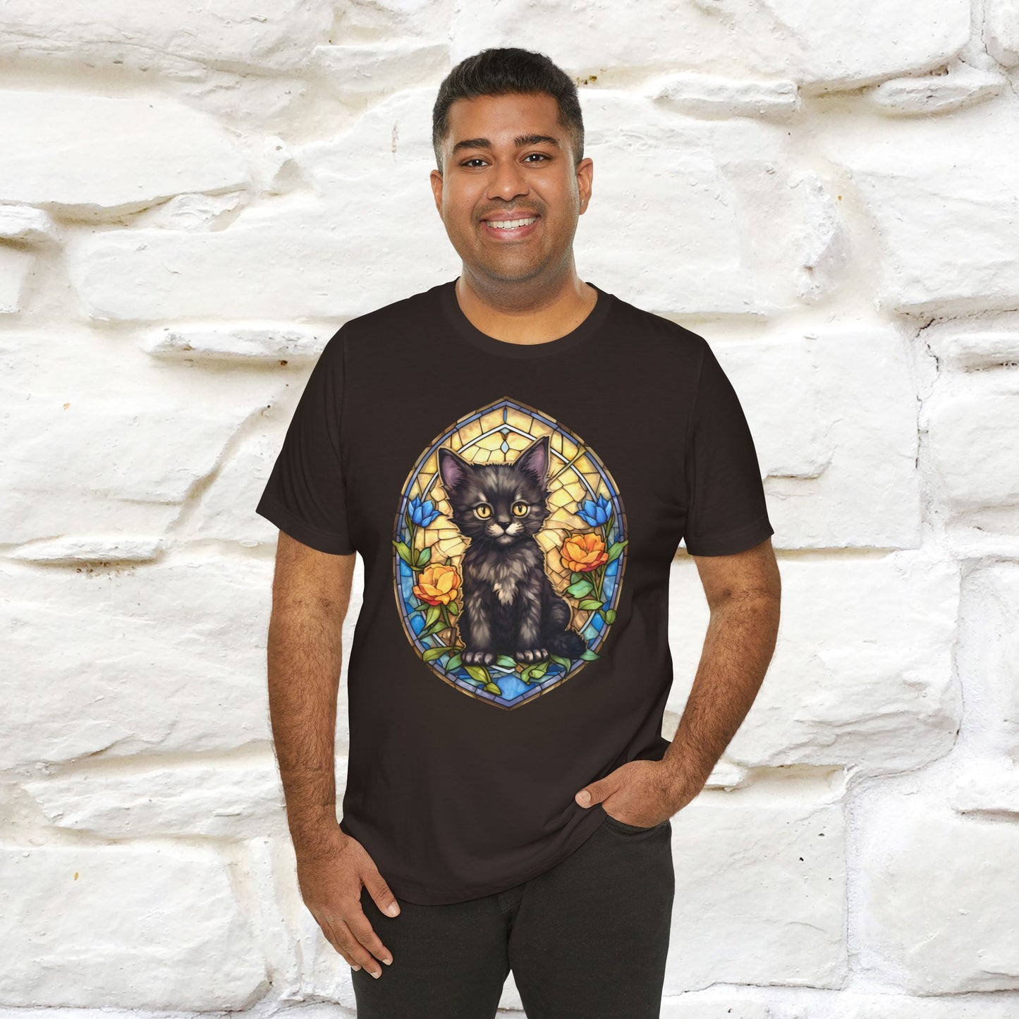 "Cat Mosaic" Cute Cat T-Shirt for Men & Women | 100% Cotton 🐾