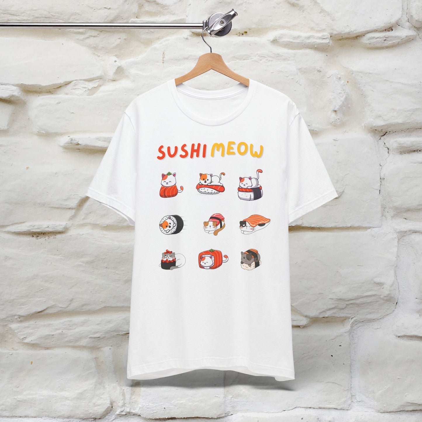 "Sushi Meow" Cat T-shirt for Men & Women | 100% Cotton*