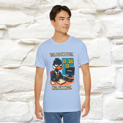 ''Yes, I Look Busy. No I'm Not.''|  Sarcastic Cat T-Shirt | Nunu&Miao Studio