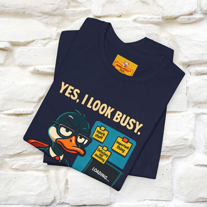 ''Yes, I Look Busy. No I'm Not.''|  Sarcastic Cat T-Shirt | Nunu&Miao Studio