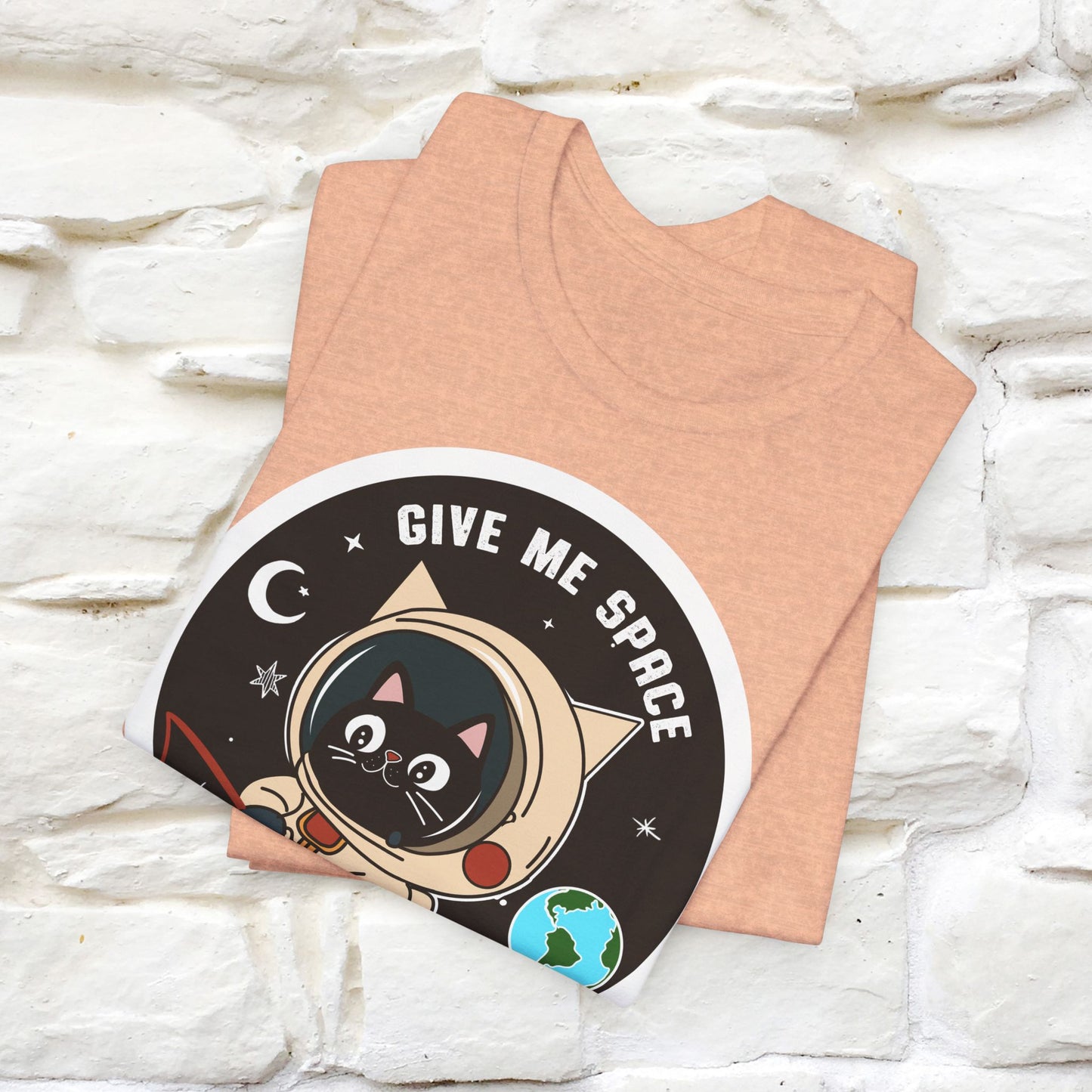 Give Me Space Cat T-Shirt for Men & Women | 100% Cotton* Funny  Tee