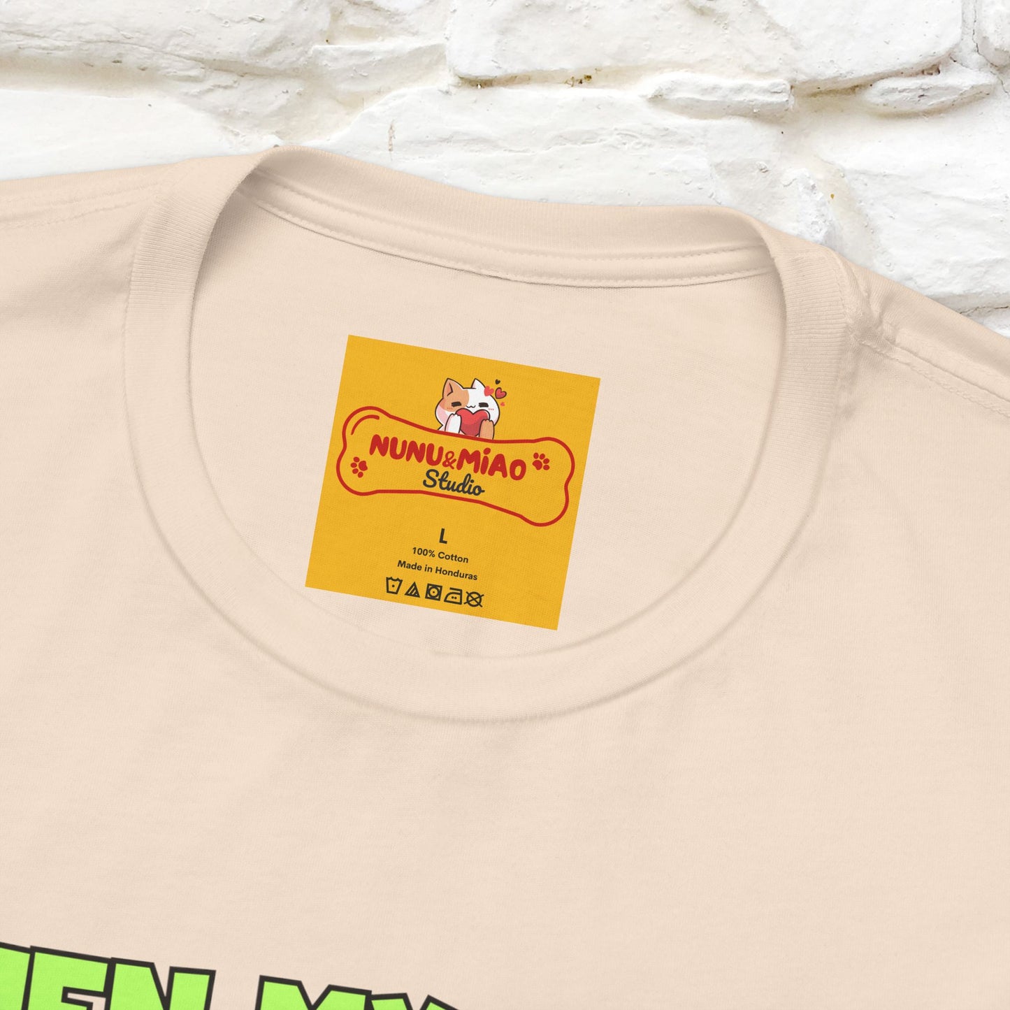 "When My Sister Cooks" Funny Cat  T-shirt |Nunu&Miao Studio