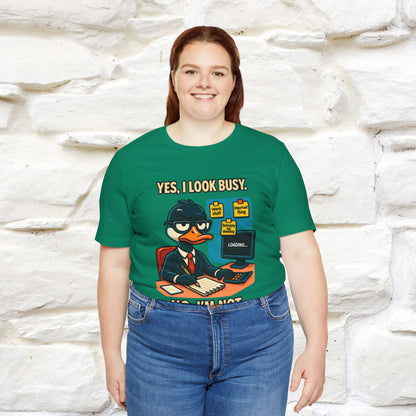 ''Yes, I Look Busy. No I'm Not.''|  Sarcastic Cat T-Shirt | Nunu&Miao Studio