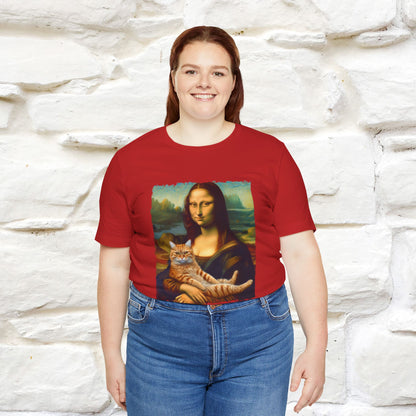 Mona Lisa’s Cat T-Shirt | Classic Art-Inspired Cat Tee for Men & Women | 100% Cotton*