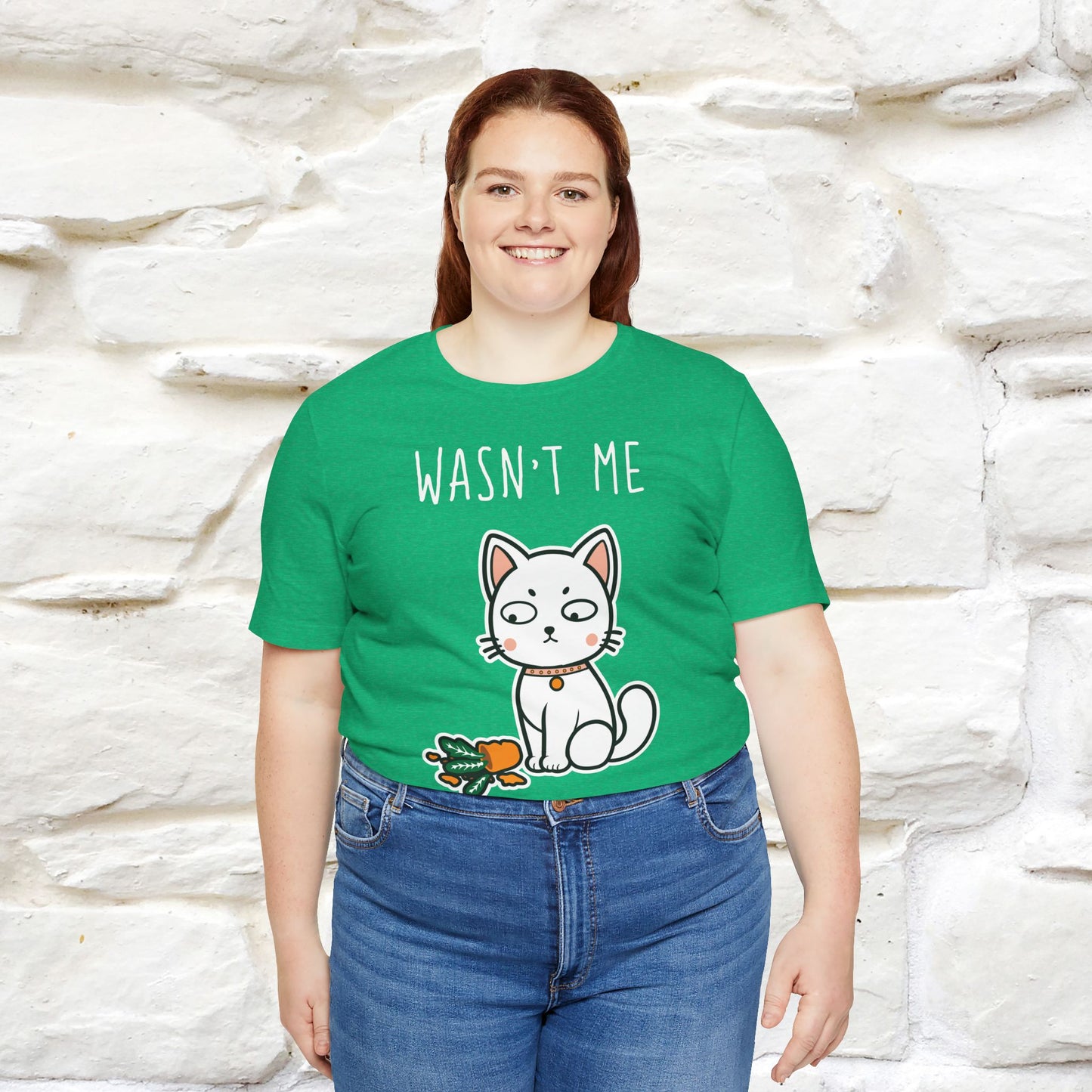 "Wasn't Me" Cat T-shirt for Men & Women | 100% Cotton 🐾