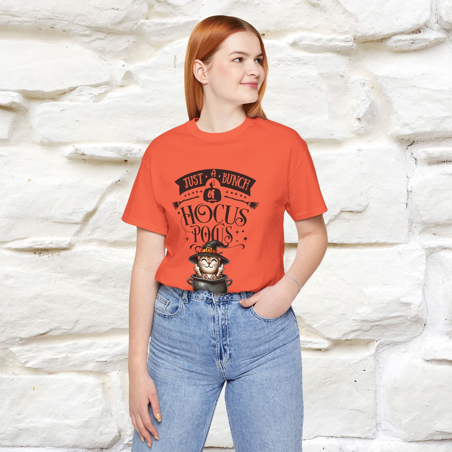 "Just A Bunch Of Hocus Pocus" Cat  T-shirt |Nunu&Miao Studio