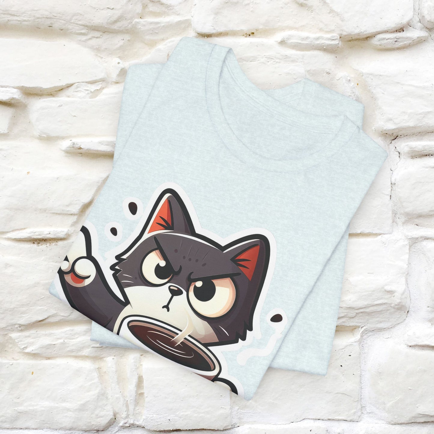 "What" Cat T-Shirt for Men & Women | 100% Cotton* | Cattitude Tee