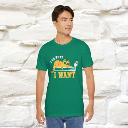 "I Do What I Want" Cat T-Shirt | Nunu & Miao Studio
