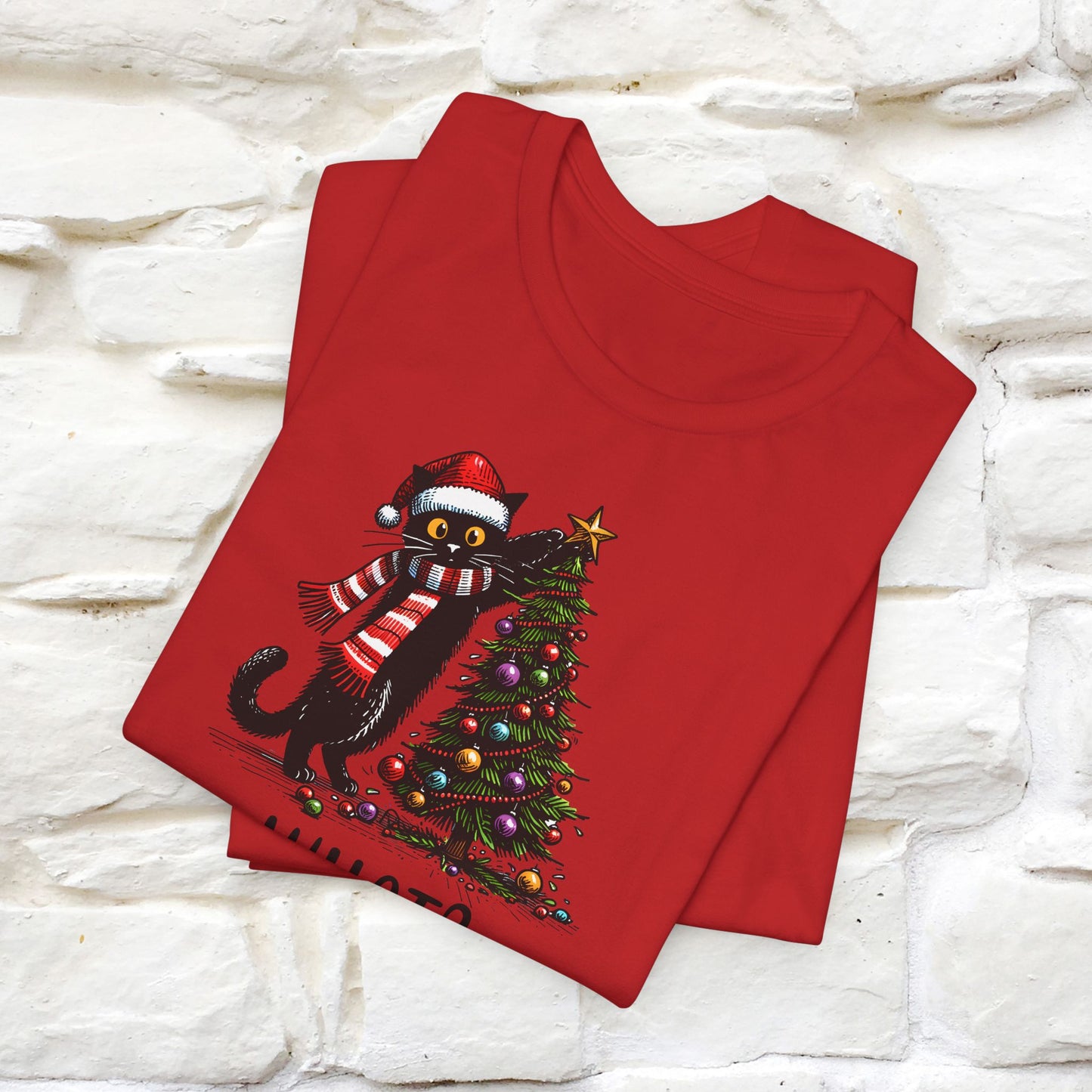 What? Cattitude Cat Christmas Shirt for Men & Women | 100% Cotton*