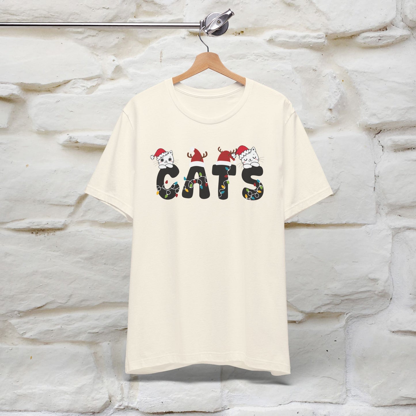 “Cats Christmas T-Shirt | Festive Cat T-Shirt for Men & Women | 100% Cotton”