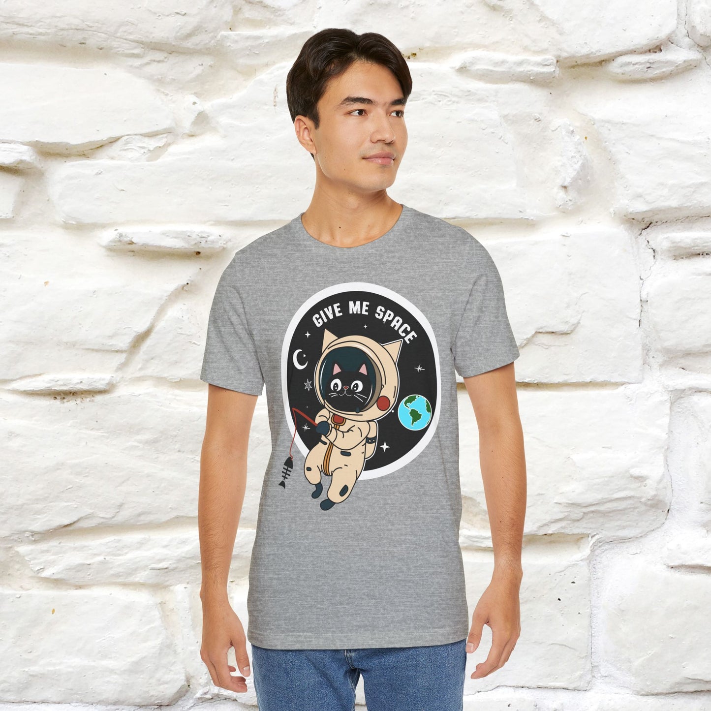 Give Me Space Cat T-Shirt for Men & Women | 100% Cotton* Funny  Tee