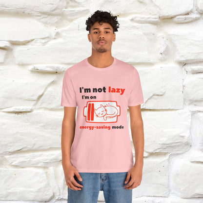 ''I am Not Lazy...'' Cat T-Shirt | Nunu&Miao Studio