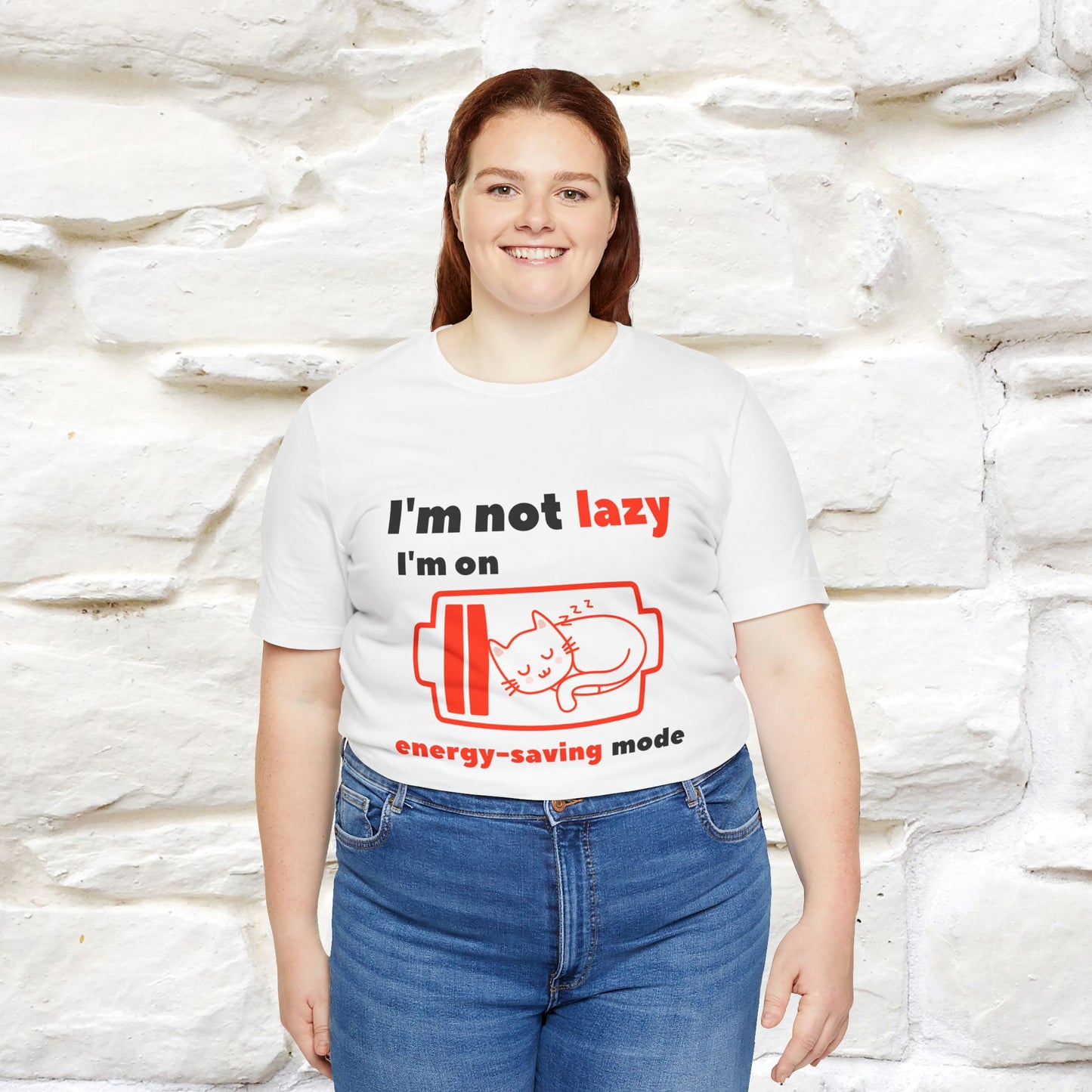 ''I am Not Lazy...'' Cat T-Shirt | Nunu&Miao Studio