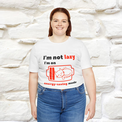 ''I am Not Lazy...'' Cat T-Shirt | Nunu&Miao Studio