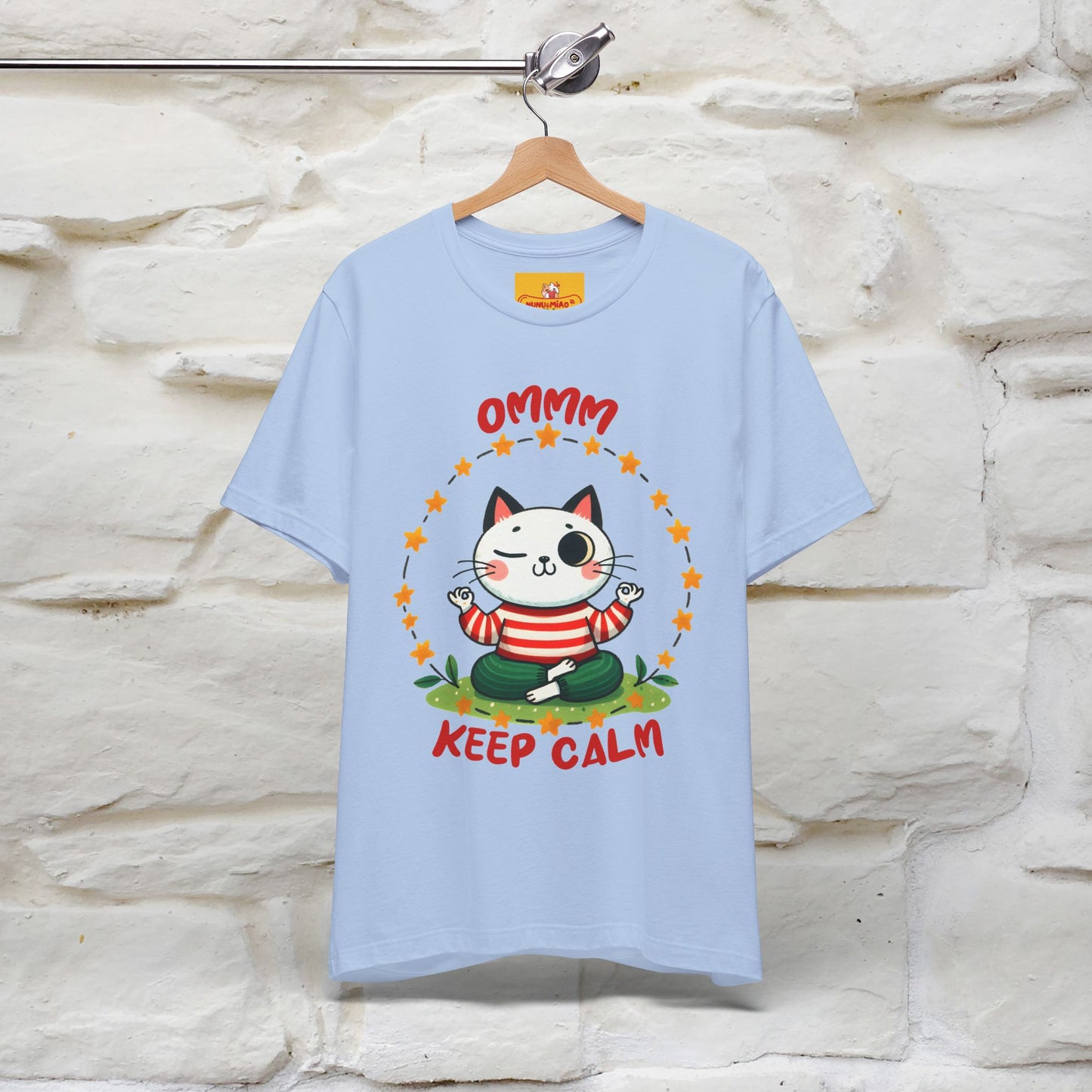 ''Ommm, Keep Calm'' Cat T-Shirt | Nunu&Miao Studio