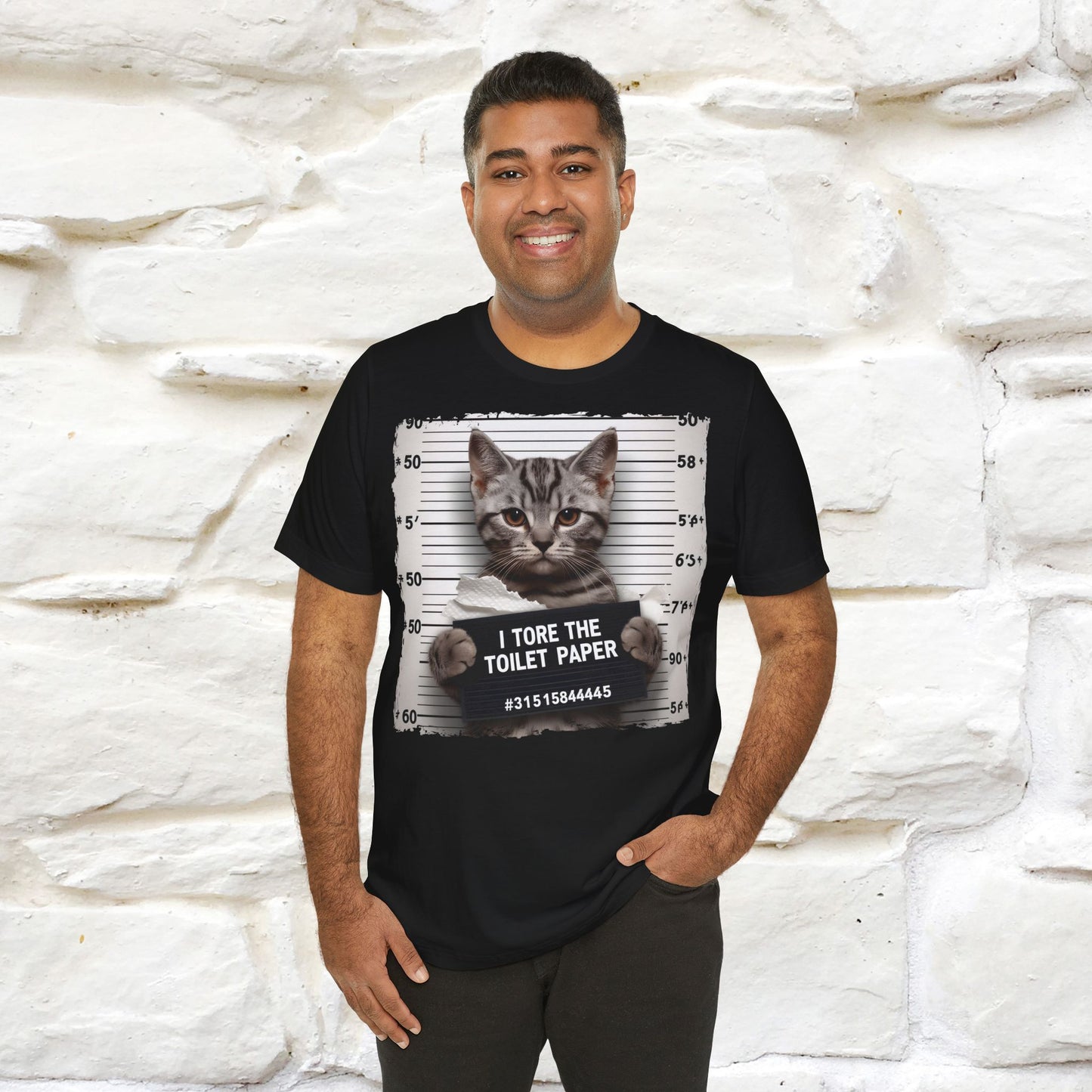 I Tore The Toilet Paper Cat T-Shirt for Men & Women | 100% Cotton*