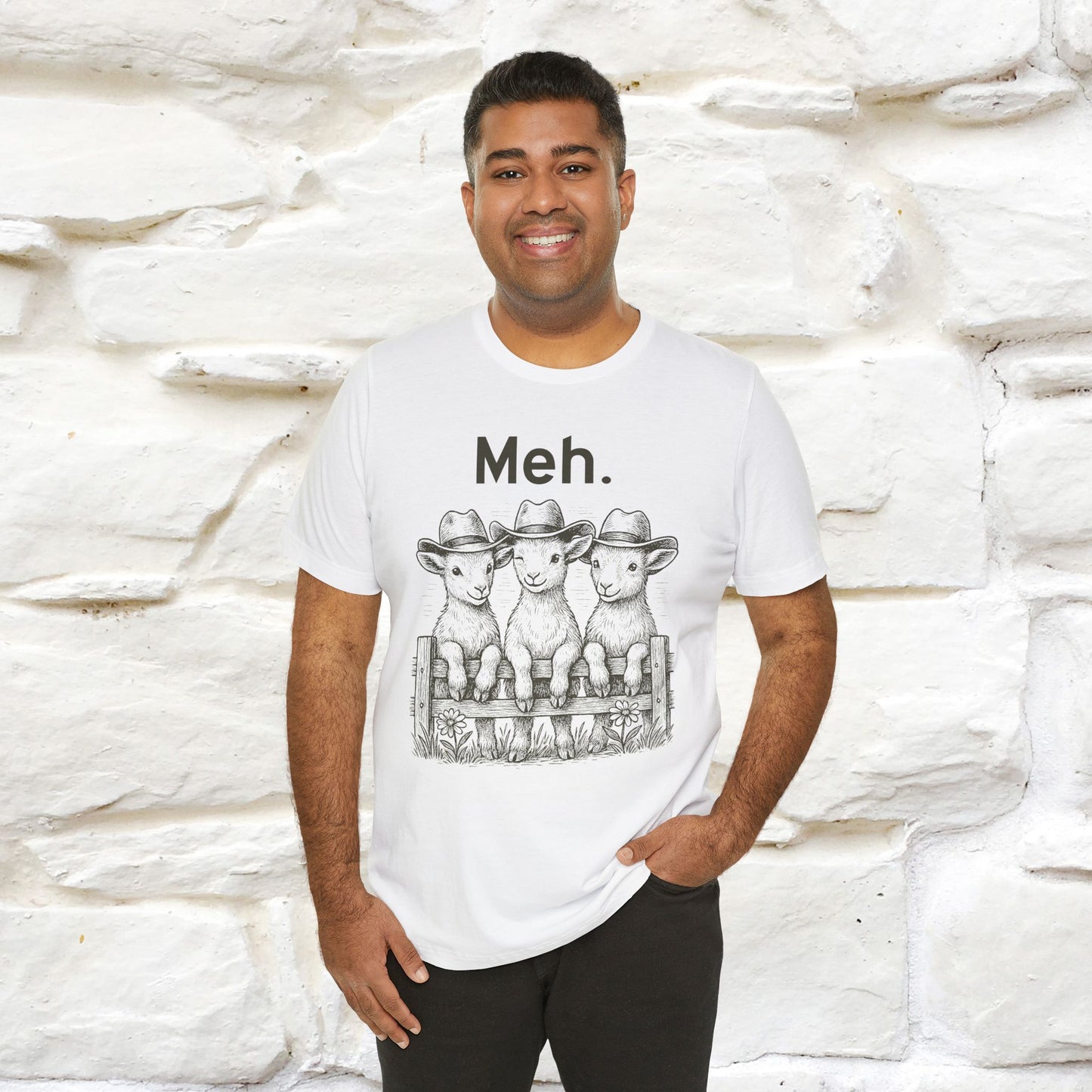 "Meh" Cute T-shirt |Nunu&Miao Studio - Nunu&Miao Studio