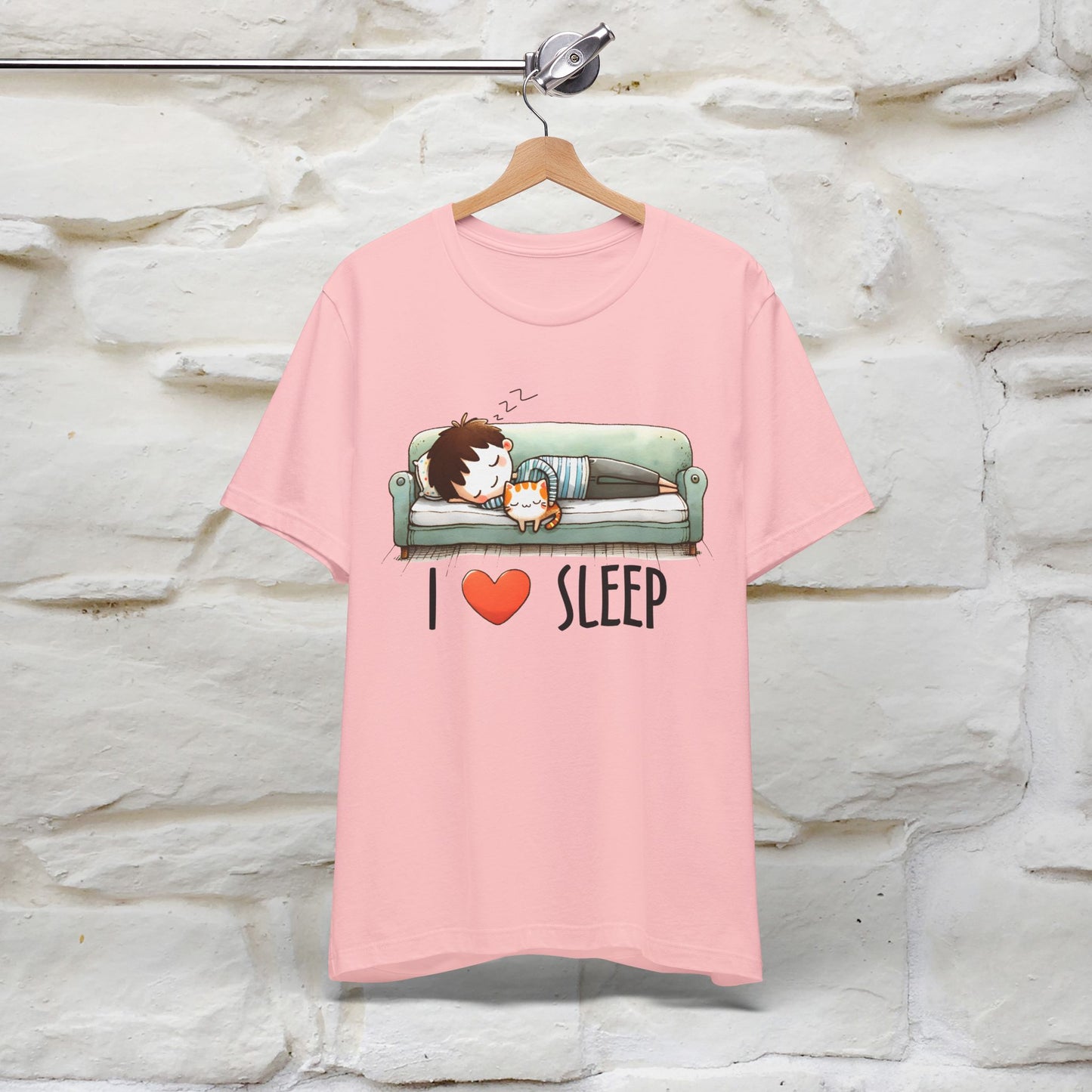 ''I Love Sleep''  Cat T-shirt for Men and Women  100% Cotton*