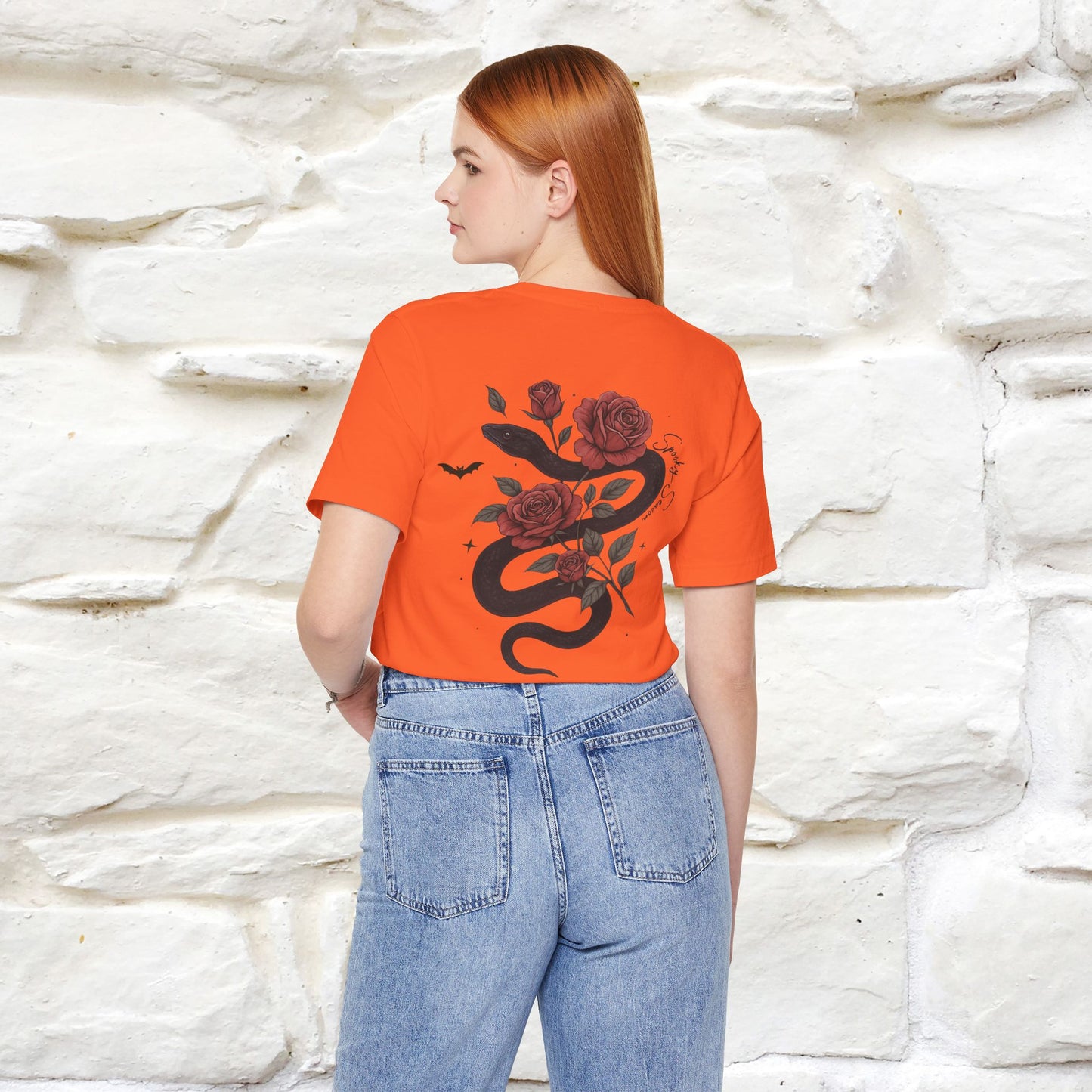 "The Rose and The Snake " Halloween T-shirt |Nunu&Miao Studio