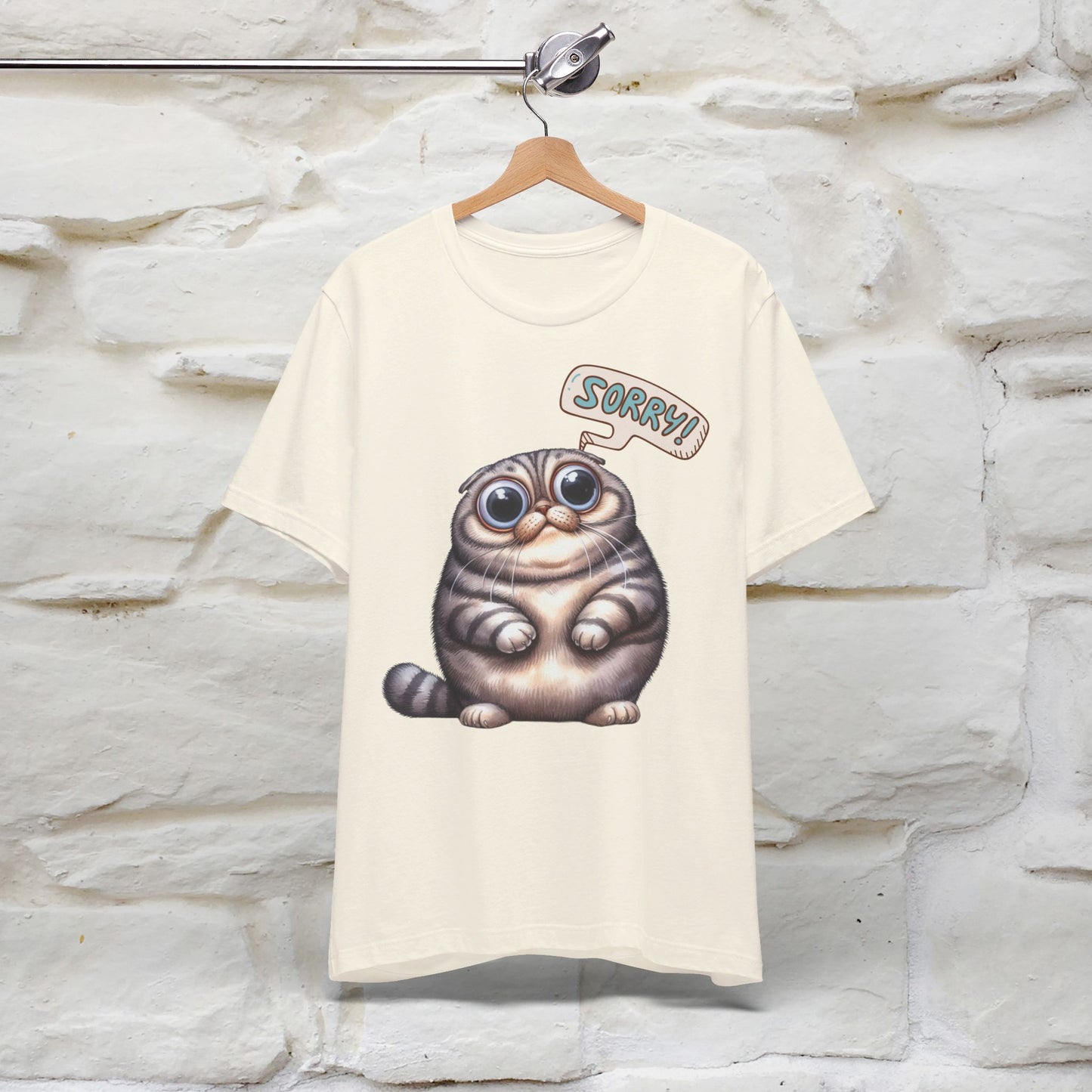 ''Sorry'' Cat T-shirt for Women 100% Cotton* - Nunu&Miao Studio