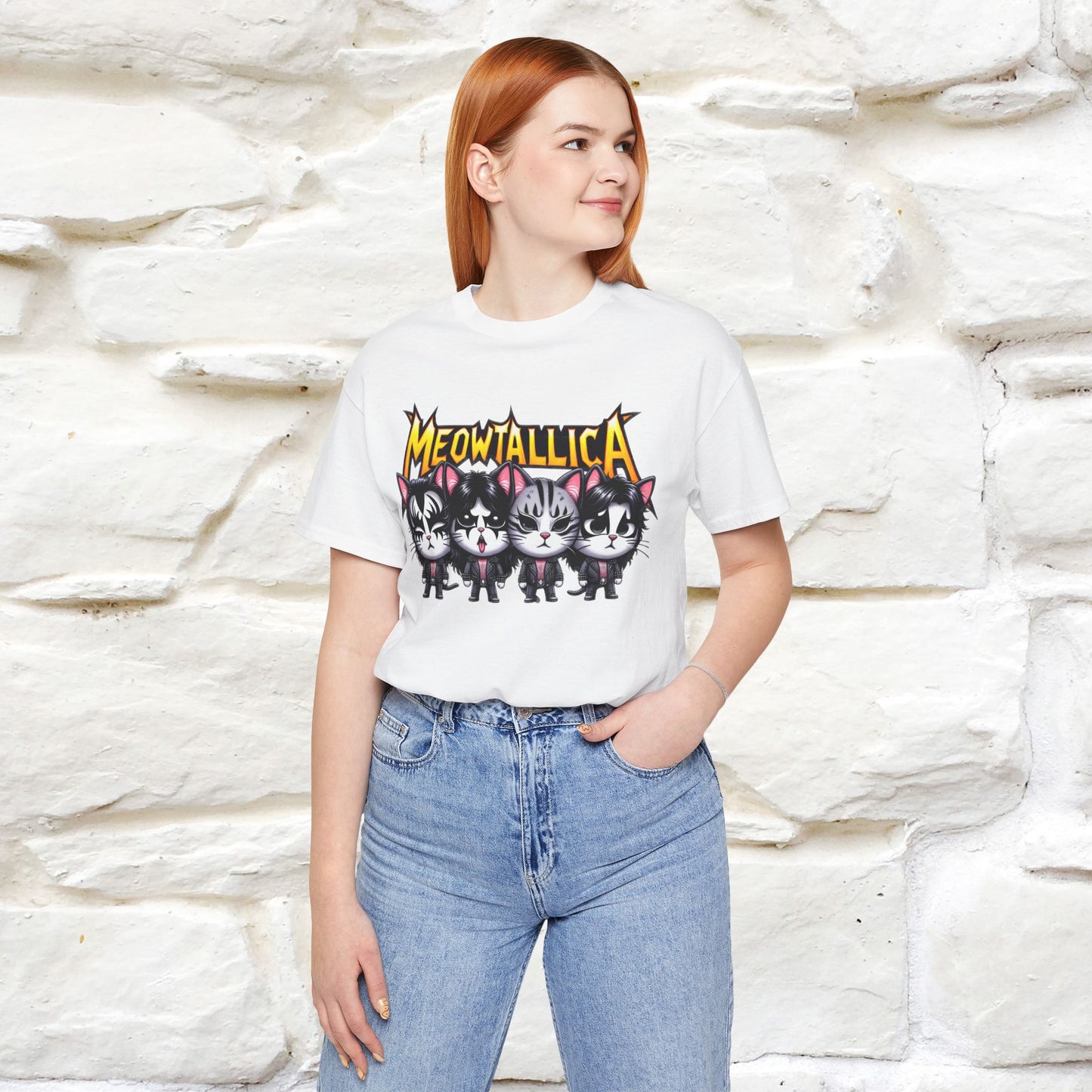 Meowtallica T-Shirt | Rock-Inspired Cat Tee for Men & Women | 100% Cotton*