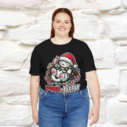 “Purr-Fectly Naughty” | Cat T-Shirt | Nunu&Miao Studio