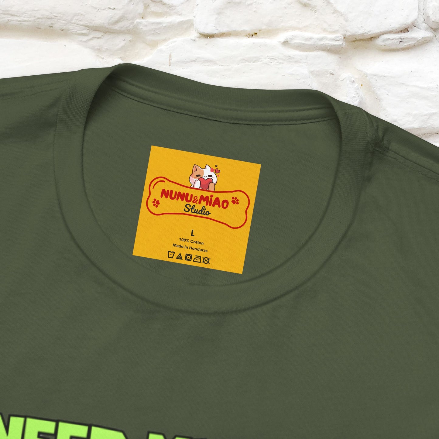 "I Need My Beer Right Meow!" Cat  T-shirt |Nunu&Miao Studio