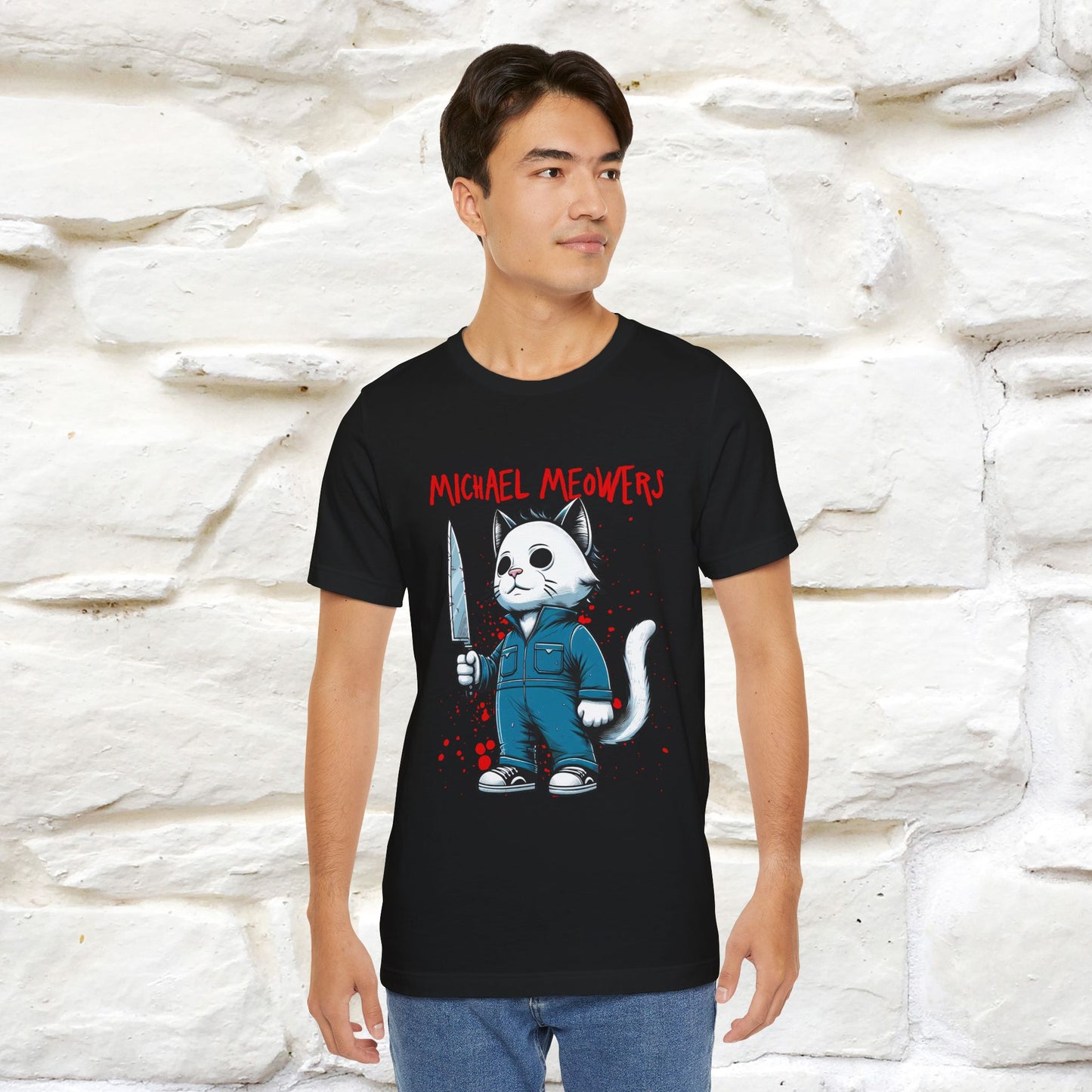 ''Michael Meowers'' Cat T-Shirt |  | Nunu&Miao Studio