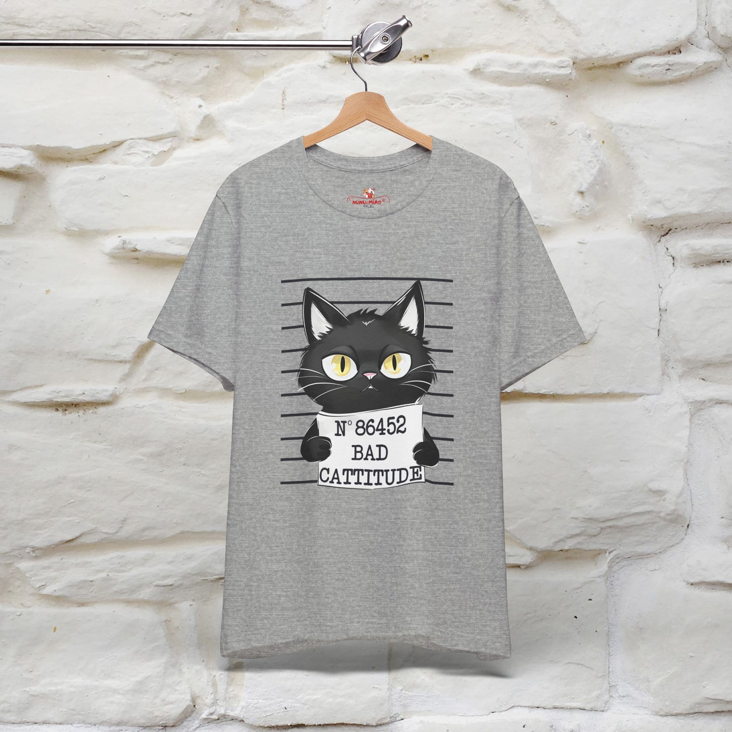 "Bad Cattitude" T-Shirt for Men & Women | 100% Cotton*