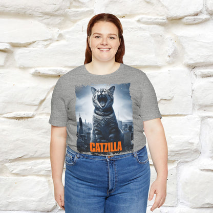 Catzilla T-Shirt | Fun Monster Cat Tee for Men & Women | 100% Cotton*