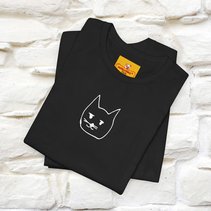 "Caos'' Cat T-Shirt Front and Back Design | Nunu&Miao Studio