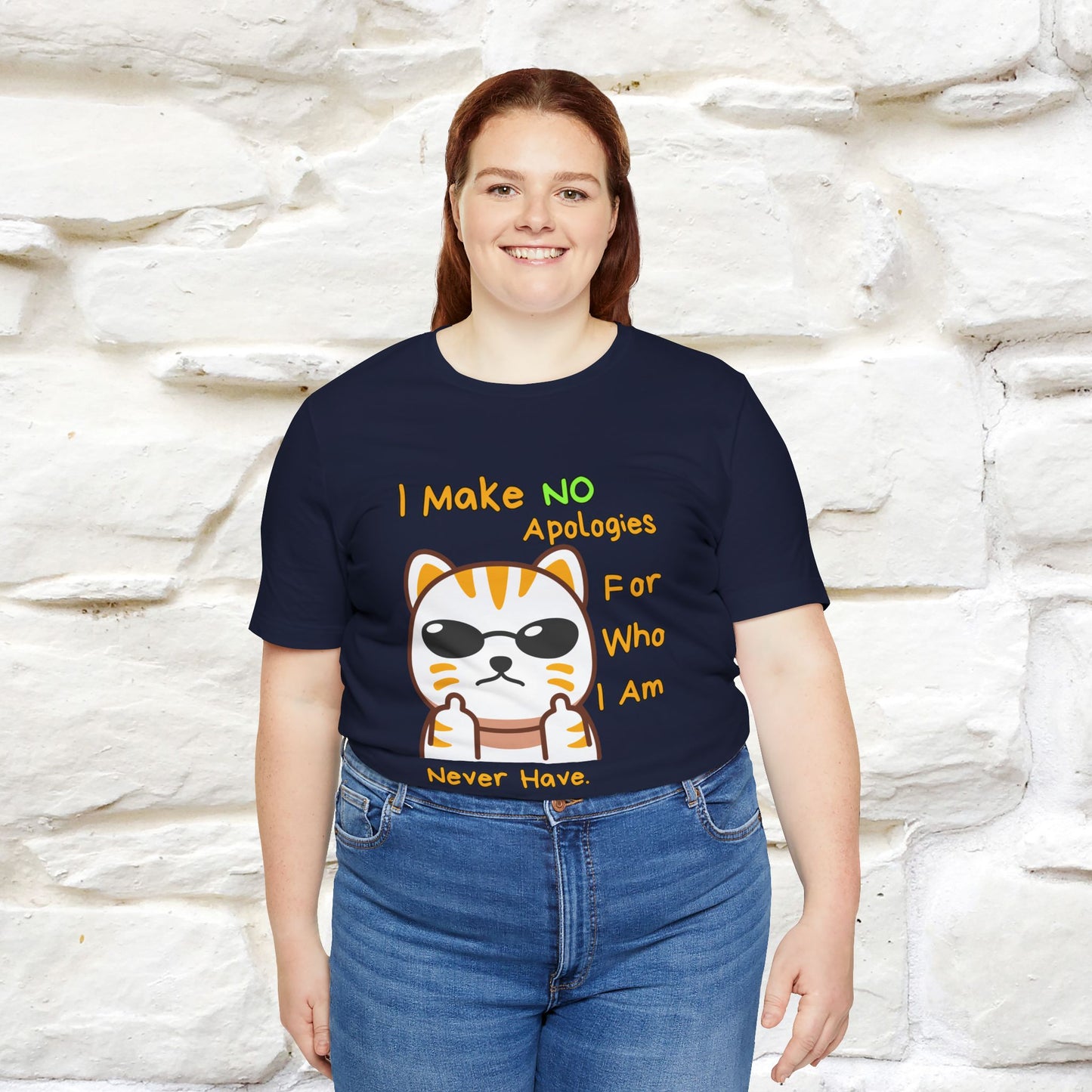 "I Make No Apologies... " |Cat T-Shirt | Nunu&Miao Studio