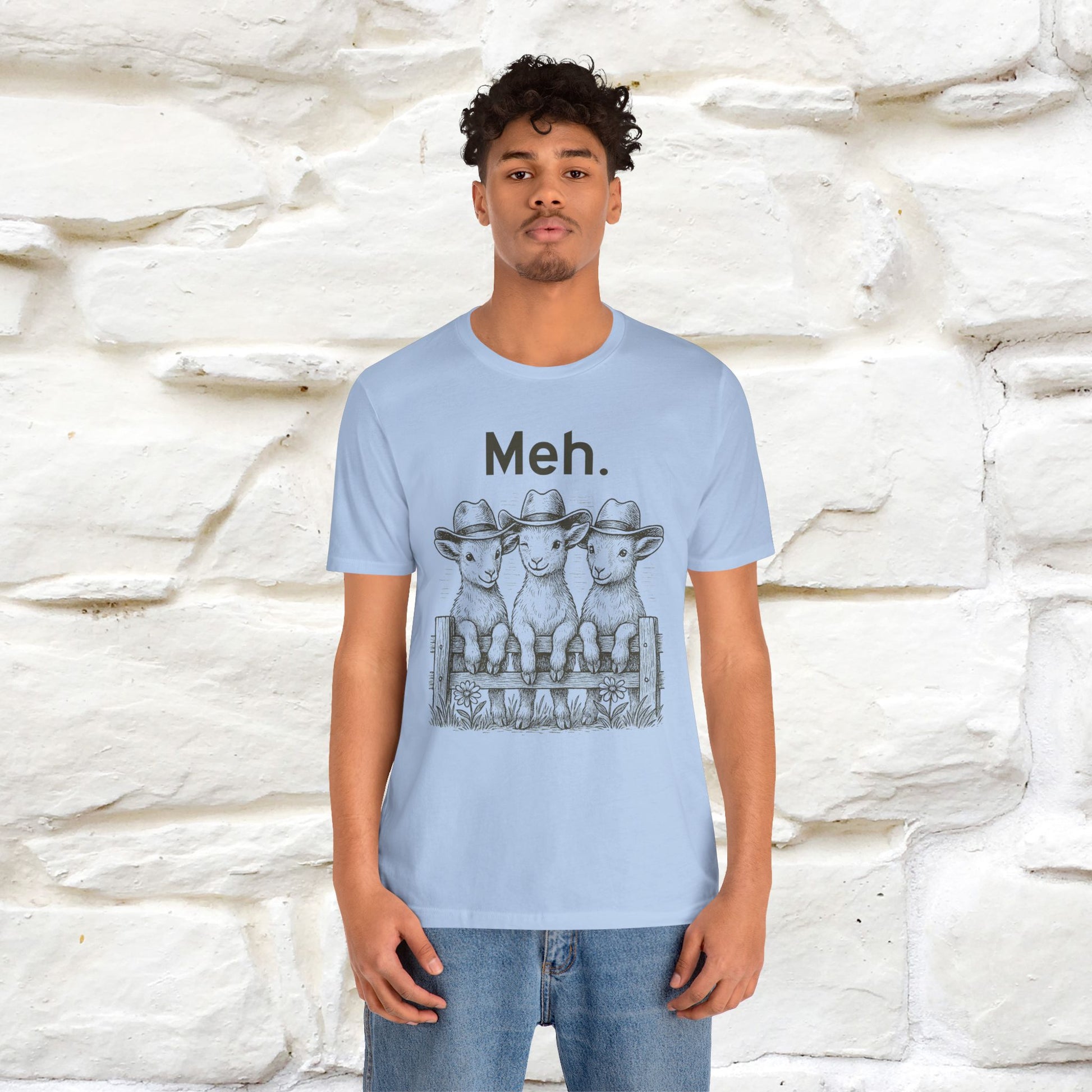 "Meh" Cute T-shirt |Nunu&Miao Studio - Nunu&Miao Studio
